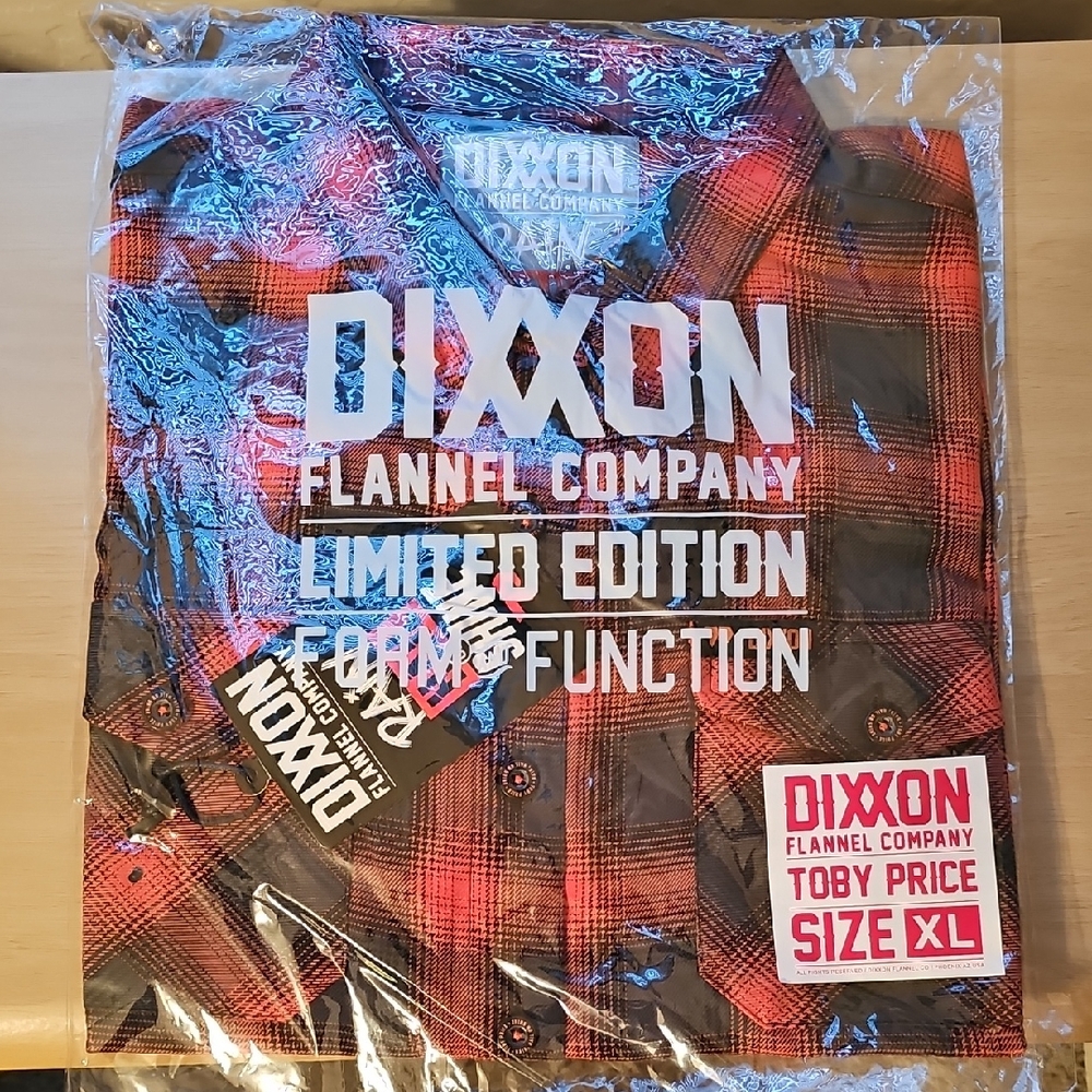 DIXXON - The Toby Price Woman's XL Long Sleeve Flannel